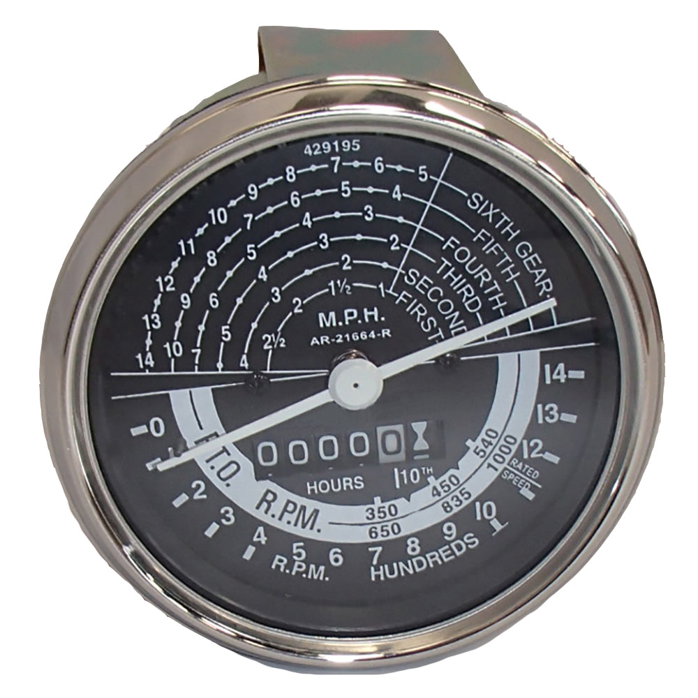 NJD584 Tachometer Fits John Deere 2 Cylinder Models Fits John Deere