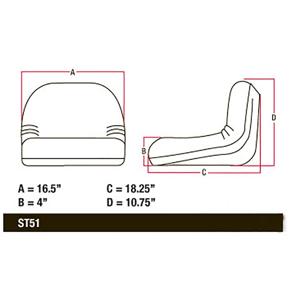 Tractor Seat Fits John Deere 100 Series Mower L100 L105 L110 L111 X110