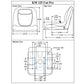 Seat Fits Kubota B7300 B7400 B7500 BX1500 BX1800 BX2200 2230 Sub Compact Tractor