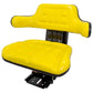 New Yellow Seat w/ Adj Angle Base Tracks/Suspen Fits John Deere Tractor