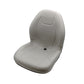 SEQ90-0571-AIC Ultra-High Back Plastic Pan Seat-Gray