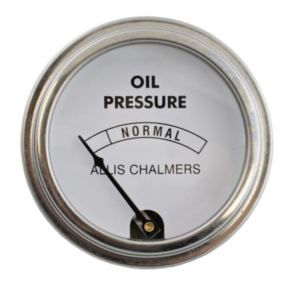 GAH30-0026-AIC Chrome Bezel Oil Pressure Gauge