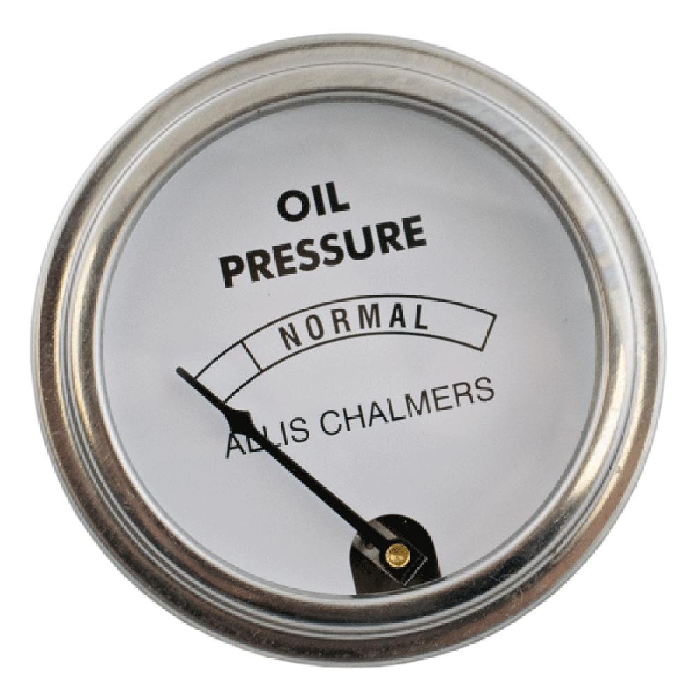 GAH30-0026-AIC Chrome Bezel Oil Pressure Gauge