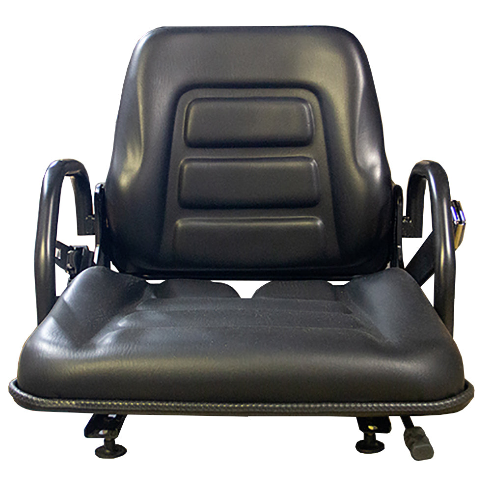 SEQ90-0397-AIC Universal Fold Down Seat Black Fits ZTR's
